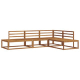 Outdoor Sofa Set Natural Solid Acacia Wood 3368132