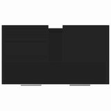 Bathroom Cabinet Black 60x33x61 cm Engineered Wood 802571