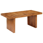 ZNTS Dining Table 180x90x75 cm Solid Acacia Wood 247491