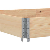 Pallet Collars 3 pcs 150x100 cm Solid Wood Pine 3295382