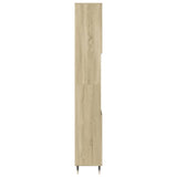 Bathroom Cabinet Sonoma Oak 30x30x190cm Engineered Wood 849667