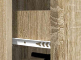 Drawer Cabinet Sonoma Oak 33 x 34.5 x 90 cm Engineered Wood 894617