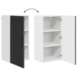 Dishwasher Panel Kalmar Black 40 x 31 x 80 cm Engineered Wood 884675