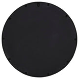 Mirror Black 60x4 cm Iron Round for Indoor Use 3093530