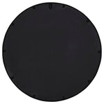 ZNTS Mirror Black 40x4 cm Iron Round for Indoor Use 3093528