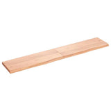 Bathroom Countertop Light Brown 160x30xcm Treated Solid Wood 3156153