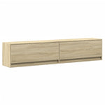 TV Wall Cabinet with LED Sonoma Oak 180x31x38 cm 3307949