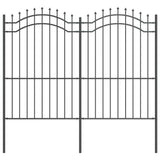 Garden Fence Woerden Grey 240 x 215 cm Powder-coated steel 42003962