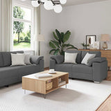 Sofa 3 pcs Dark Grey Fabric 3324659