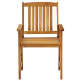 Garden Chairs 6 pcs Solid Acacia Wood 3078149
