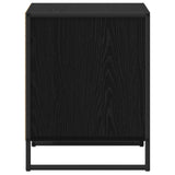 Bedside Table 2 pcs Black Oak 50 x 39.5 x 50 cm Engineered Wood 886667