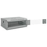 Network Cabinet with Storage Grey 53 x 45 x 21 cm Steel 42017646