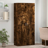 Shoe Cabinet Smoked Oak 80x39x178 cm Engineered Wood 3276676