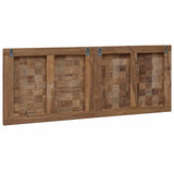Bed Headboard Natural Solid Teak Wood 42024560
