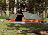 Family Tent Dome 9-Person Orange Waterproof 94565