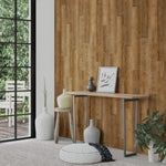 ZNTS Wall Panels Wood Look Brown PVC 4.12 m² 3189144