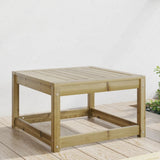 Garden Footstool Natural Pine Treated Pine Wood 63.5 cm Modular 844683