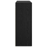 Wall Cabinet Black Oak 69.5 x 34 x 90 cm Engineered Wood 879518