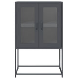 Highboard Anthracite 68x39x107 cm Steel 853376