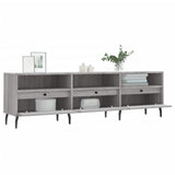 TV Cabinet Grey Sonoma 150x30x44.5 cm Engineered Wood 831298