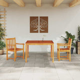 Garden Dining Set 3 pcs Brown Solid Acacia wood 3375645