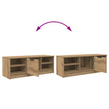 TV Cabinet Artisan Oak 102 x 35 x 36.5 cm Engineered Wood 880765