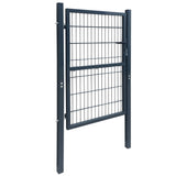 2D Fence Gate Anthracite Grey 100x120 cm 141742