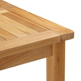 Bar Table Natural 150 x 75 x 105 cm Solid Teak Wood 42030008