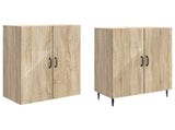 Cabinet Set 2 pcs 66 x 34.5 x 89.5 cm Engineered Wood 3416621