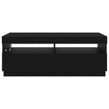 TV Cabinet Black Oak 100 x 35 x 40 cm Engineered Wood 862565