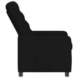 Recliner Chair Black 65 x 93 x 102 cm Fabric 42051309
