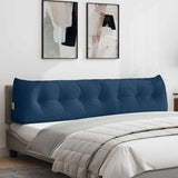 Back Pillow Blue 200 x 24 x 50 cm Fabric 42014594