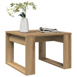 Side Table Artisan Oak 50x50x35 cm Engineered Wood 856689