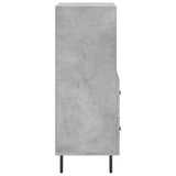 Sideboard Concrete Grey 34.5x34x90 cm Engineered Wood 828688