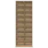 CD Cabinet Artisan Oak 65 x 23.5 x 175 cm Engineered Wood 8012665