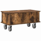 TV Stand Smoked Oak 68.5 x 35 x 35 cm Engineered Wood 891044