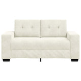 Sofa Cream 160 x 77 x 82 cm Fabric 4105118