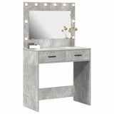 Dressing Table Concrete Grey 78.5 x 41 x 135 cm Engineered Wood 865031