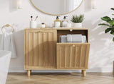 Slanted laundry basket with removable inner basket, suitable for bathroom laundry cabinets, W6296P540664