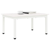 Coffee Table White 70 x 50 x 36 cm Solid Pine Wood 892764