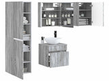 Bathroom Cabinet Set 5 pcs Grey Sonoma 43 x 11.5 x 60.5 cm 3407356