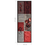 Kitchen Carpet Washable Tomatoes 60x300 cm 315955