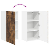 Wall Cabinet PORTO Smoked Oak 40 x 31 x 80 cm Engineered Wood 885380