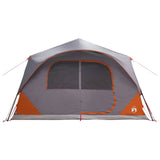 Instant Tent with Roof Grey and Orange 365 x 380 x 200 cm 42028701