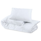Duvet Cover Set White 260x220 cm Cotton 136173