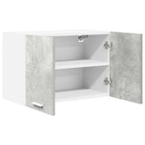 Hanging Cabinet 2 pcs Concrete Grey and White 60 x 31 x 40 cm 884169