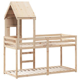 Bunk Bed without Mattress 90x200 cm Solid Wood Pine 3282000