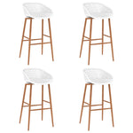5 Piece Bar Set Black and White 3057463