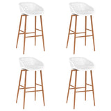 5 Piece Bar Set Black and White 3057463