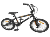 BMX Bike 16 Inches for 5-8 Years Old Black 42009714